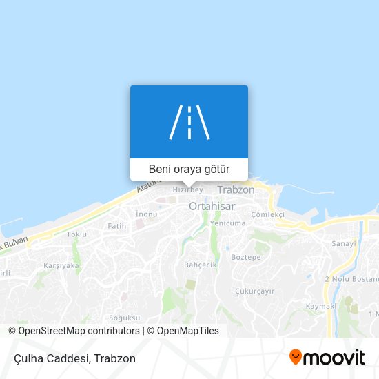 Çulha Caddesi harita