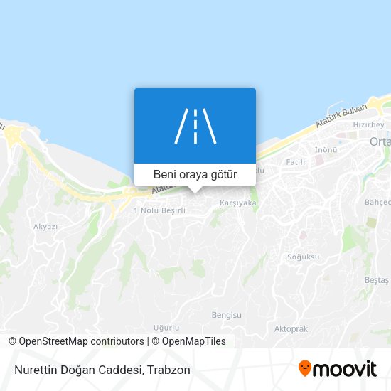 Nurettin Doğan Caddesi harita