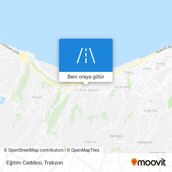 Eğitim Caddesi harita