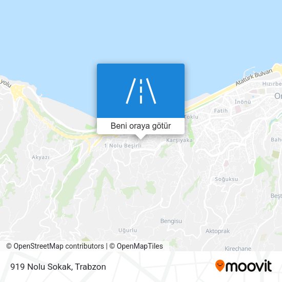 919 Nolu Sokak harita