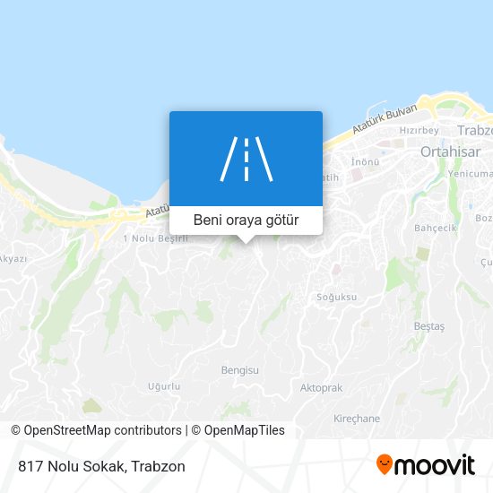817 Nolu Sokak harita