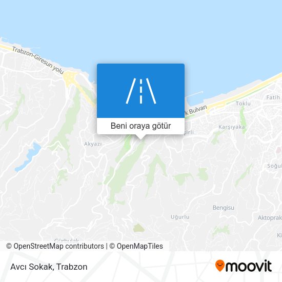Avcı Sokak harita