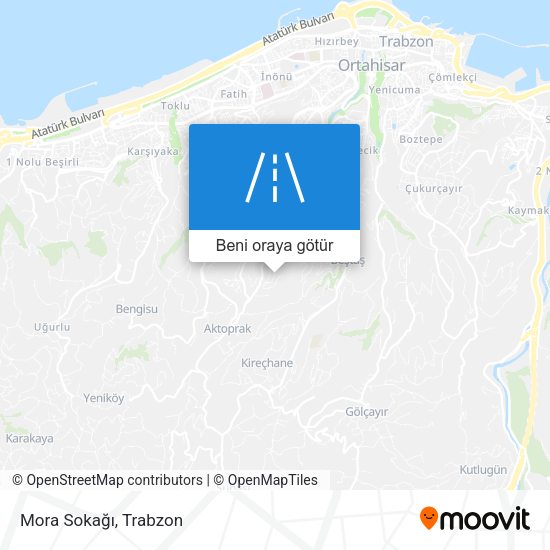 Mora Sokağı harita