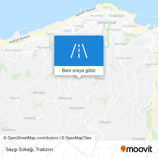 Saygı Sokağı harita