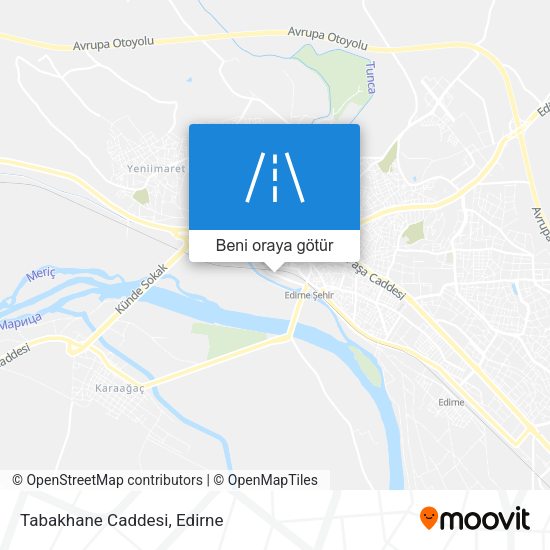 Tabakhane Caddesi harita