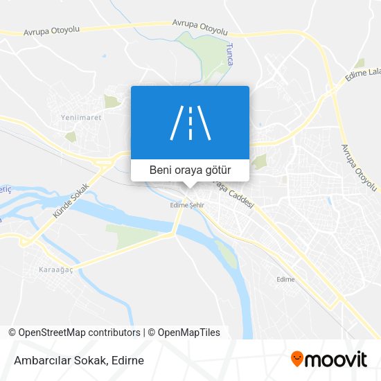 Ambarcılar Sokak harita
