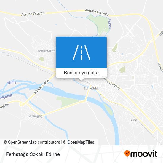 Ferhatağa Sokak harita