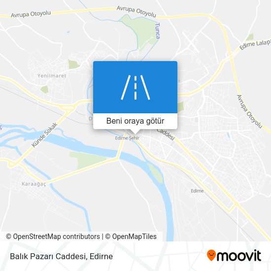 Balık Pazarı Caddesi harita