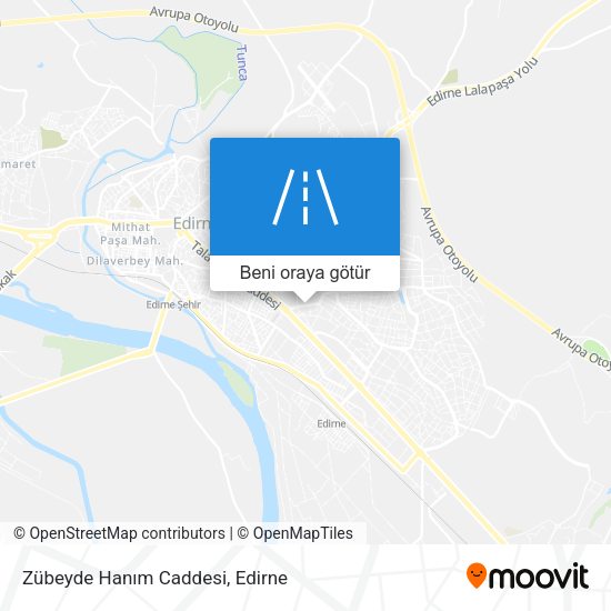 Zübeyde Hanım Caddesi harita