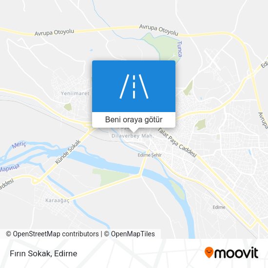 Fırın Sokak harita