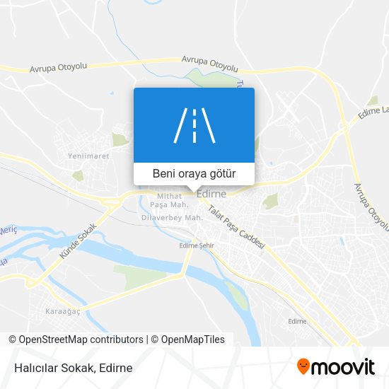 Halıcılar Sokak harita