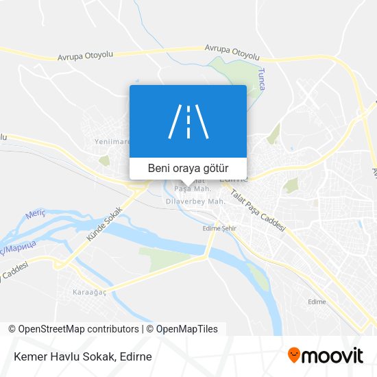 Kemer Havlu Sokak harita