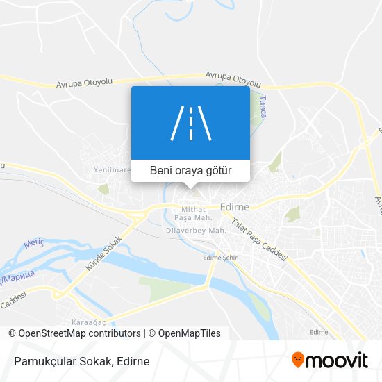 Pamukçular Sokak harita