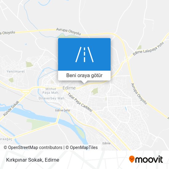 Kırkpınar Sokak harita