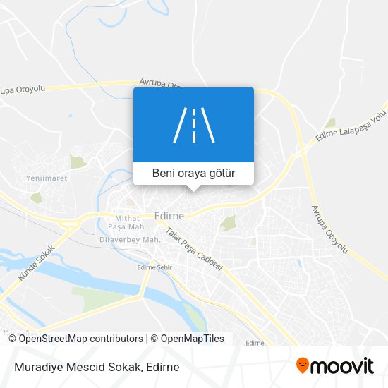 Muradiye Mescid Sokak harita