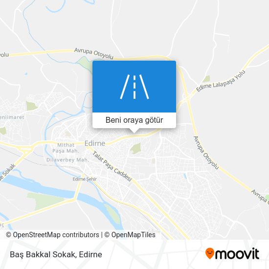 Baş Bakkal Sokak harita
