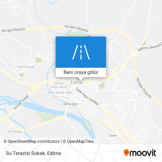 Su Terazisi Sokak harita