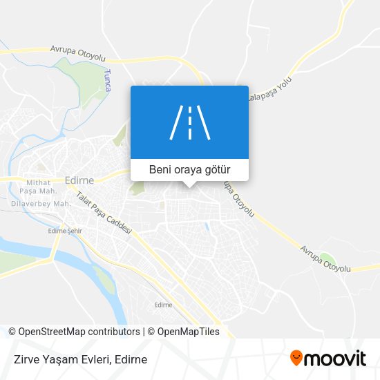 Zirve Yaşam Evleri harita