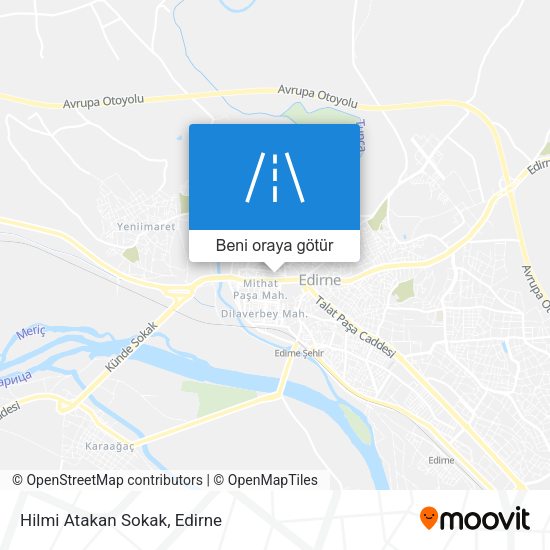 Hilmi Atakan Sokak harita
