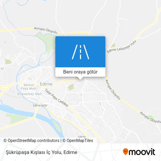 Şükrüpaşa Kışlası İç Yolu harita