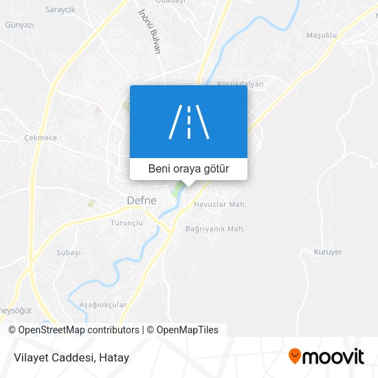 Vilayet Caddesi harita