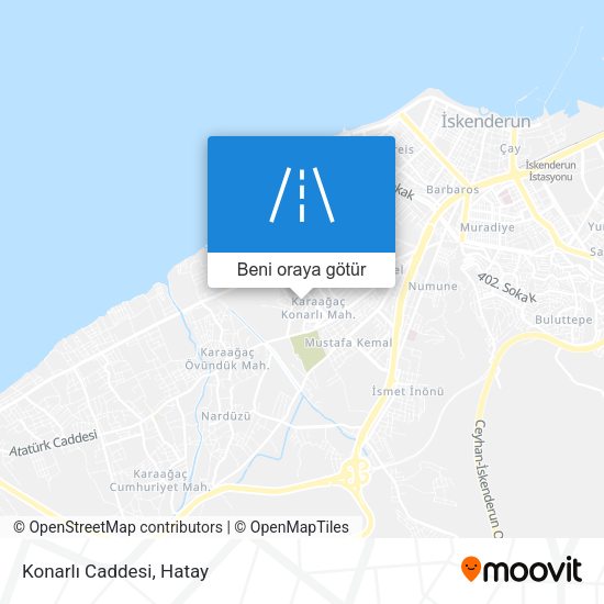 Konarlı Caddesi harita