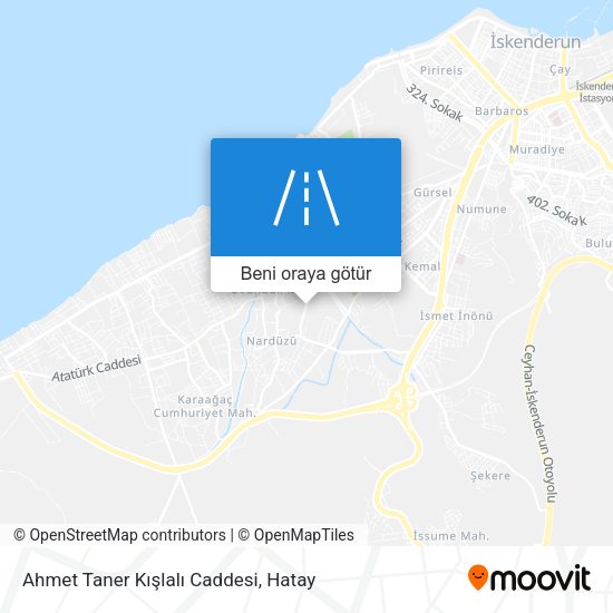 Ahmet Taner Kışlalı Caddesi harita