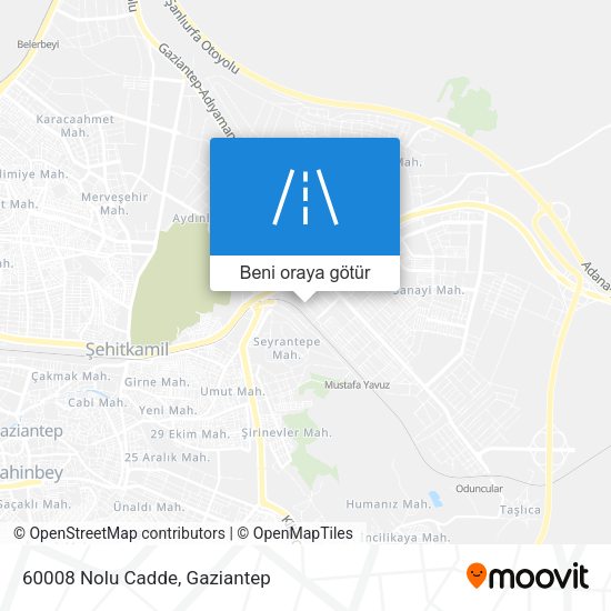 60008 Nolu Cadde harita