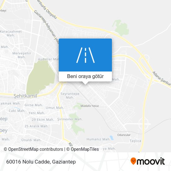 60016 Nolu Cadde harita