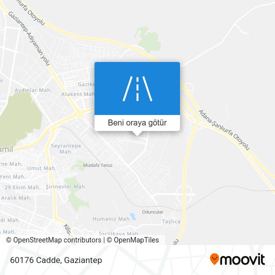 60176 Cadde harita