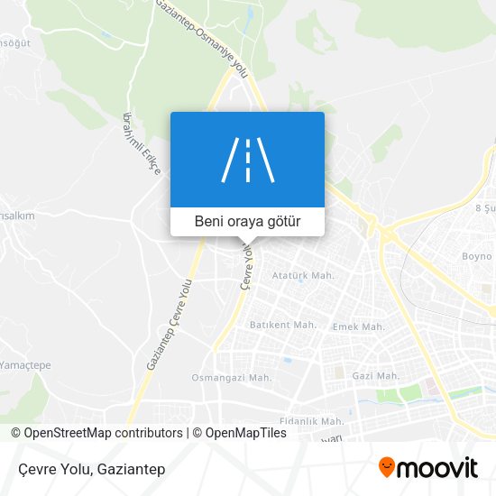 Çevre Yolu harita