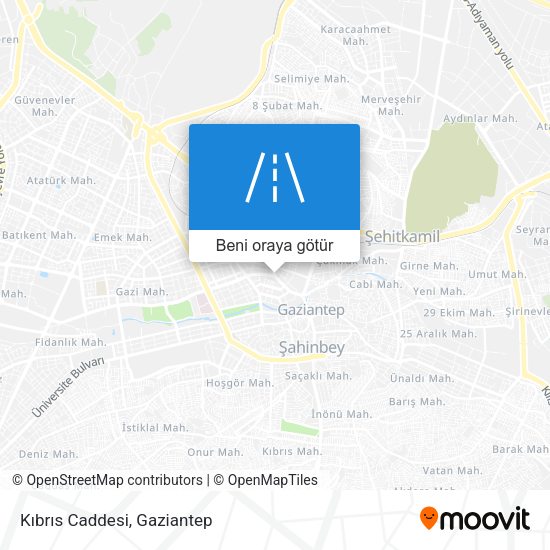Kıbrıs Caddesi harita