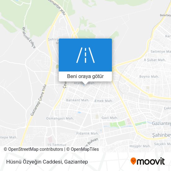 Hüsnü Özyeğin Caddesi harita