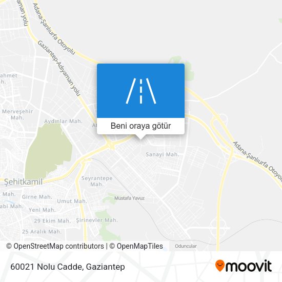60021 Nolu Cadde harita