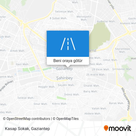 Kasap Sokak harita
