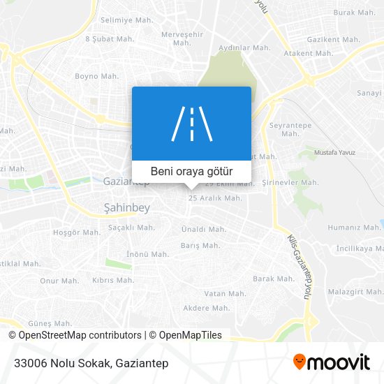 33006 Nolu Sokak harita