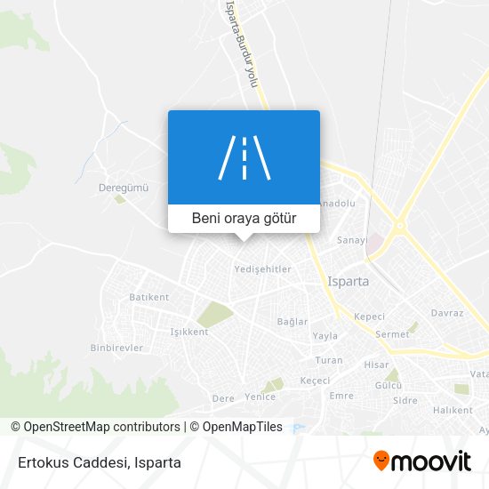 Ertokus Caddesi harita