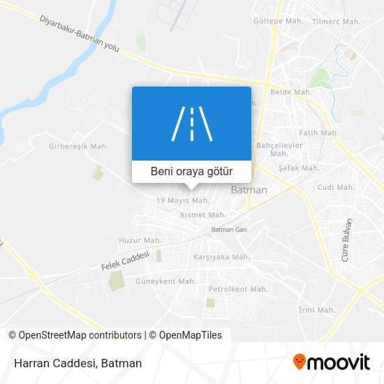 Harran Caddesi harita