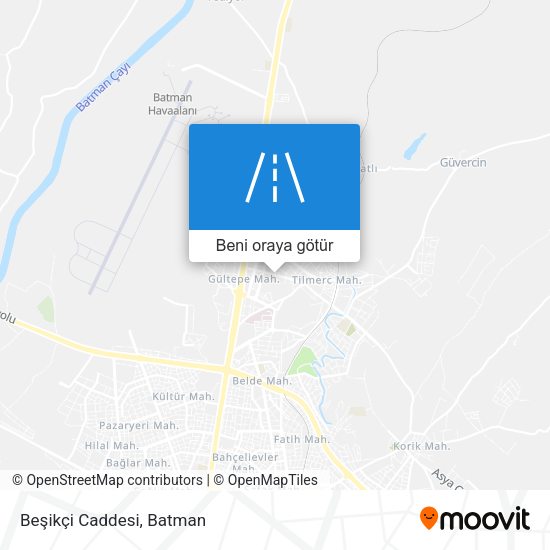 Beşikçi Caddesi harita