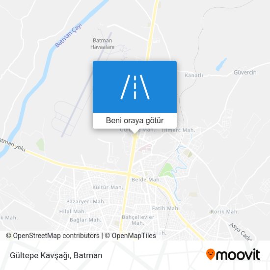 Gültepe Kavşağı harita