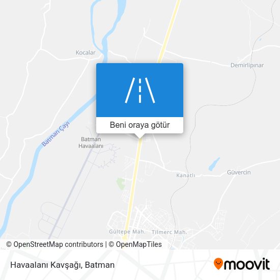Havaalanı Kavşağı harita