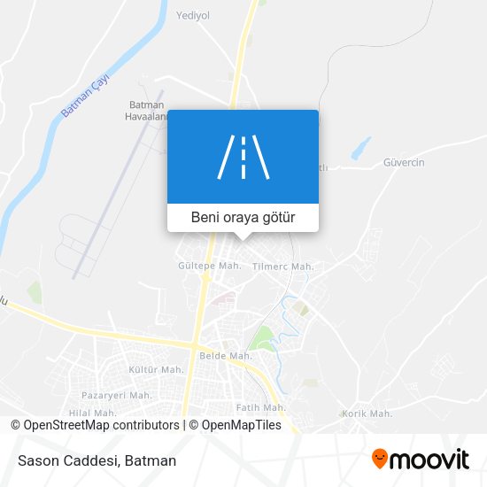 Sason Caddesi harita