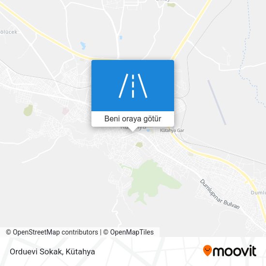 Orduevi Sokak harita