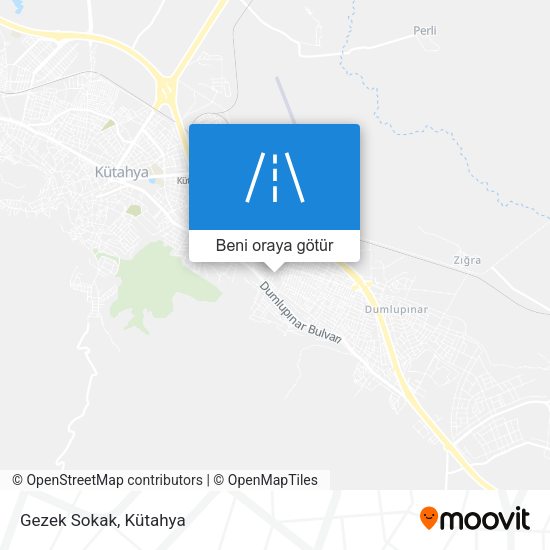 Gezek Sokak harita