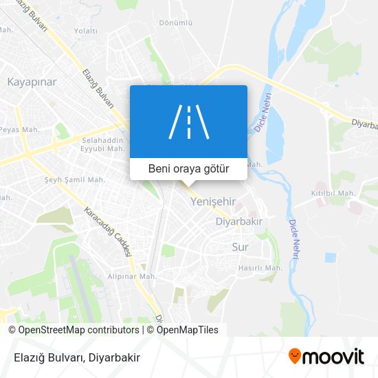 Elazığ Bulvarı harita