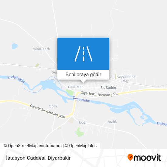 İstasyon Caddesi harita