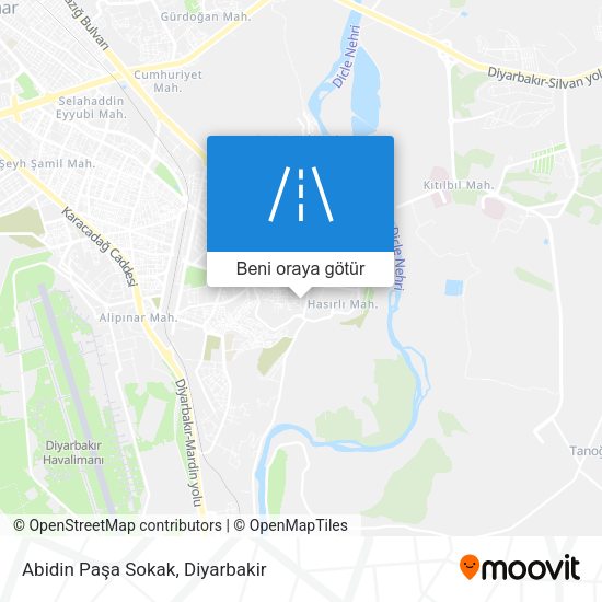 Abidin Paşa Sokak harita
