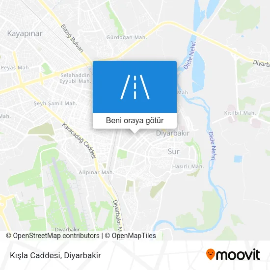 Kışla Caddesi harita
