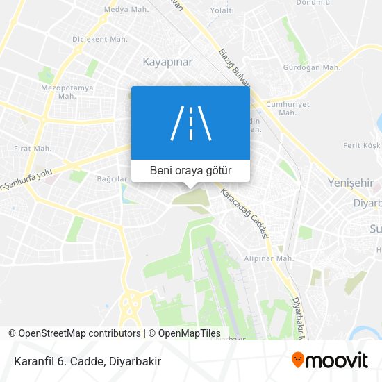Karanfil 6. Cadde harita