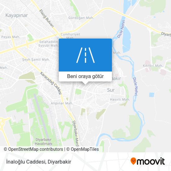 İnaloğlu Caddesi harita